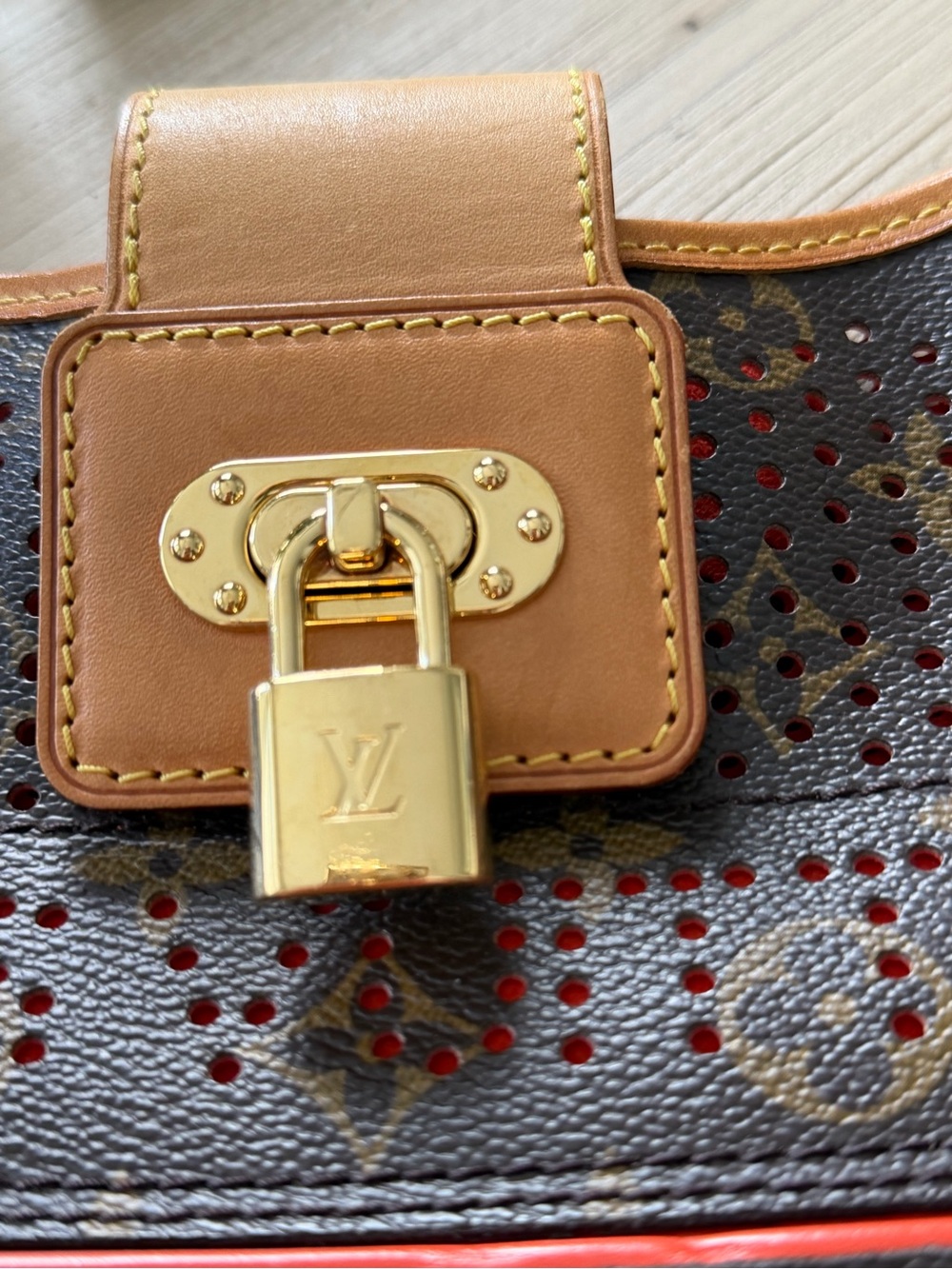 Louis Vuitton Monogram Perforated orig purchased from Von Maur trunk show - Picture 4 of 15